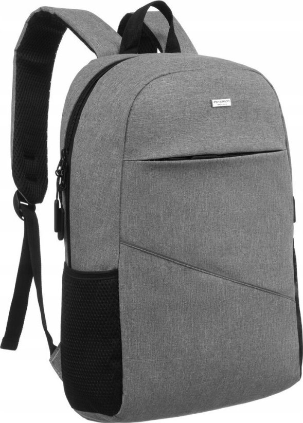 Peterson Duży, Pánsky plecak pre notebook z portem USB - Peterson NoSize