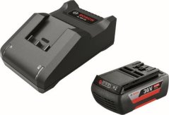 Bosch Bosch starter set 36V (GBA 36V 2.0Ah + AL 36V-20), charger (black, 36V POWER FOR ALL, battery + charger)