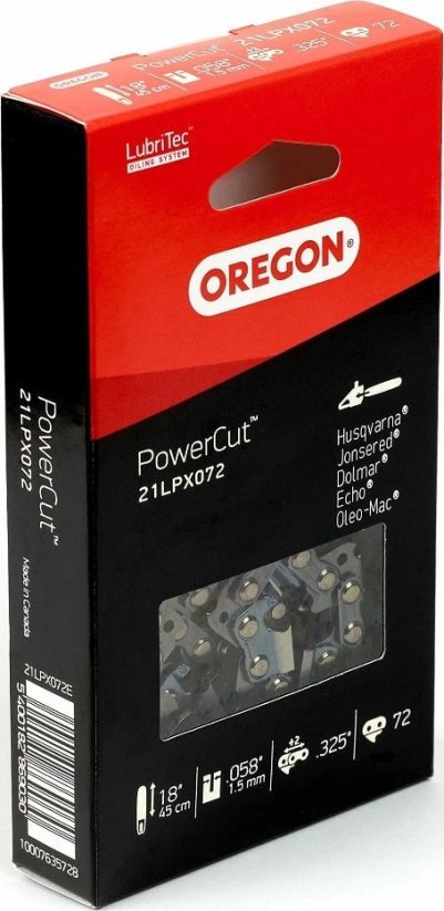 McCulloch OREGON SAW CHAIN   45cm/72/325"/1.5 PowerCut