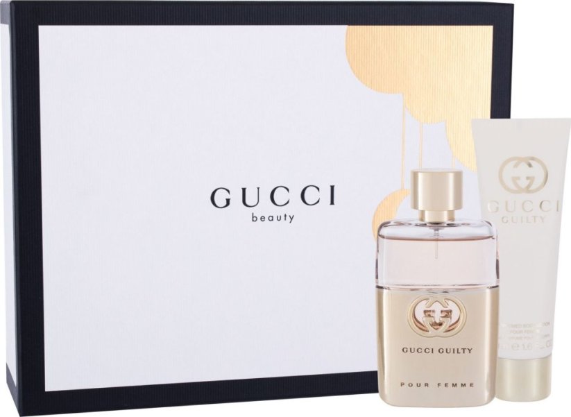 Gucci Guilty parfumovaná voda 50 ml + Mleczko do ciała 50 ml (108416) WOMEN