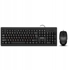Sven Komputerowa Combo Keyboard+mouse KB-S320C black (104 keys 1000DPI 2+1 BT.) (6438162020613)