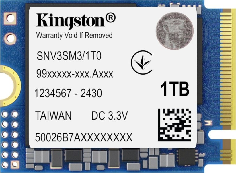Kingston NV3 1TB M.2 2230 PCI-E x4 Gen4 NVMe (SNV3SM3/1T0)