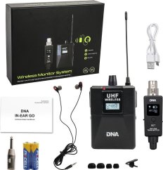 DNA DNA IN-EAR GO system bezprzewodowy nagłośnienia odsłuch douszny