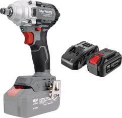 Graphite Klucz udarowy bezszczotkowy 18V, 330Nm, Energy+ 58G028-1 + akumulator 4 Ah z ładowarką 58GE132