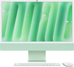 Apple iMac Z1EM 59,62cm 23,5 cale szkło standardowe M4 10C CPU/10C GPU/16C N.E. 16GB 256GB SSD Gbit Eth MM NumKey TID DE Zelený