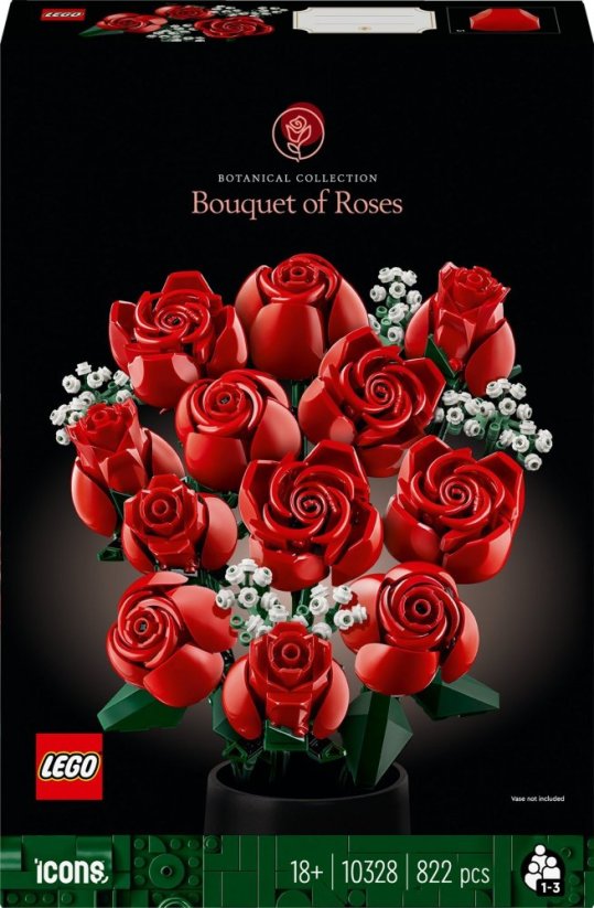 LEGO Icons Bukiet róż 3 ks (10328)