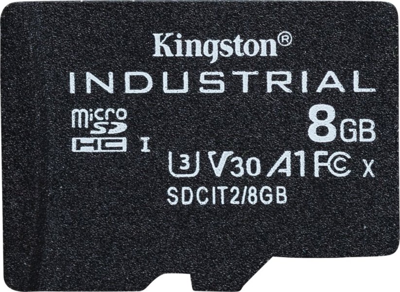 Kingston Industrial MicroSDHC 8 GB Class 10 UHS-I/U3 A1 V30 (SDCIT2/8GB)