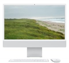 Apple APPLE iMac Z1K1 59,62cm 23,5Zoll Standardglas M4 10C CPU/10C GPU/16C N.E. 24GB 512GB SSD Gbit Eth MM NumKey TID DE Silber