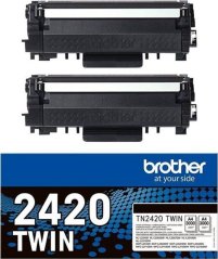 Brother TN-2420 Black Originál  (TN2420TWIN)