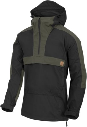Helikon-Tex Bunda Anorak WOODSMAN® - Čierna / Taiga Green A
