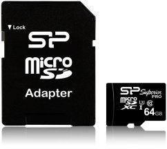 Silicon Power Superior Pro MicroSDXC 64 GB Class 3 UHS-I  (SP064GBSTXDU3V10SP)