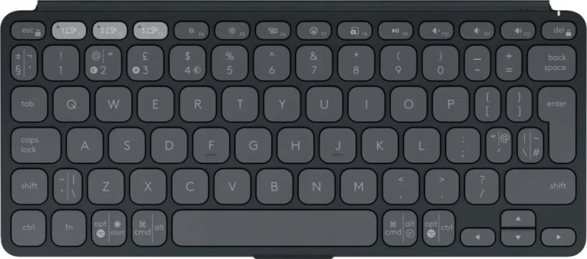 Logitech LOGITECH KEYS-TO-GO 2 KLAWIATURA BEZPRZEWODOWA BLUETOOTH GRAFITOWA US INT'L