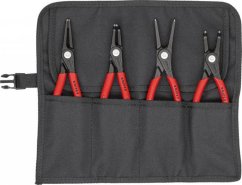 Knipex Sada szczypiec do pierscieni osadczych, precyzyjnych,w etui zwijanym 4-cz.KNIPEX