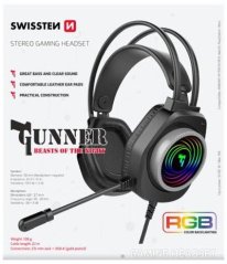 Swissten Swissten Gunner RGB Spēļu Austiņas