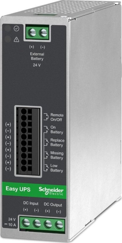 APC Din Rail Mount Switch Power Supply Battery Back Up 24V DC 10A