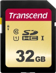 Transcend 500S SDHC 32 GB Class 10 UHS-I/U1 V30 (TS32GSDC500S)