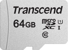 Transcend 300S MicroSDXC 64 GB Class 10 UHS-I/U1 V30 (TS64GUSD300S)