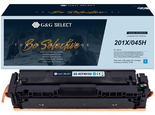 G&G Kaseta z tonerem GS-HCF401XU 1 ks Náhradný Cyjan (21174)