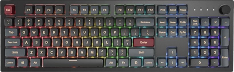 Montech Montech MKey Darkness Gaming Tastatur - GateronG Pro 2.0 Red (US)