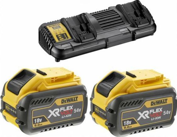 Dewalt DEWALT.Sada FLEXVOLT 2x9.0Ah + Nabíjačka PODWÓJNA 4A DCB132X2-QW
