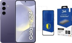 Samsung Galaxy S24 5G 8/256GB Fioletowy (SM-S921BZV) + FlexibleGlass