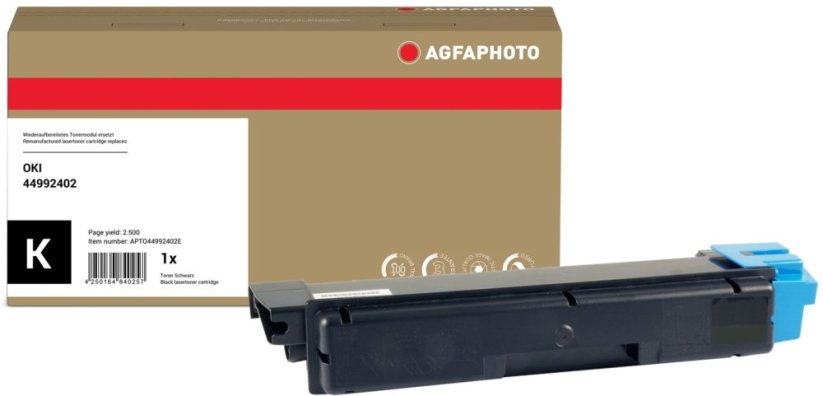 AgfaPhoto Replaces Oki Toner Pre B401/MB441/451 black (APTO44992402E)