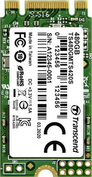 Transcend 420S 480GB M.2 2242 SATA III (TS480GMTS420S)