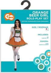 GoDan Strój Pre dospelých Bawarka pomarančová rozm. S
