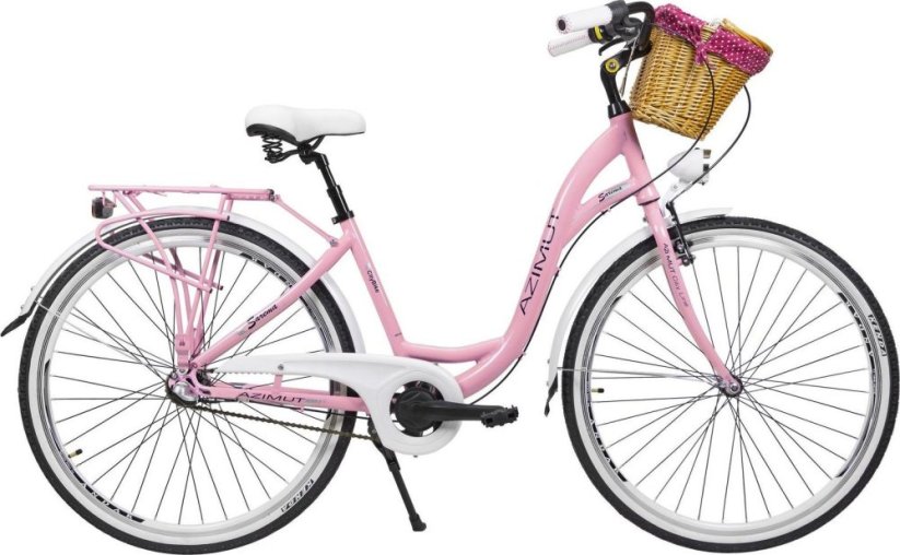 Romet Dviratis AZIMUT Sarema ALU 28" 3-speed 2023 pink shiny