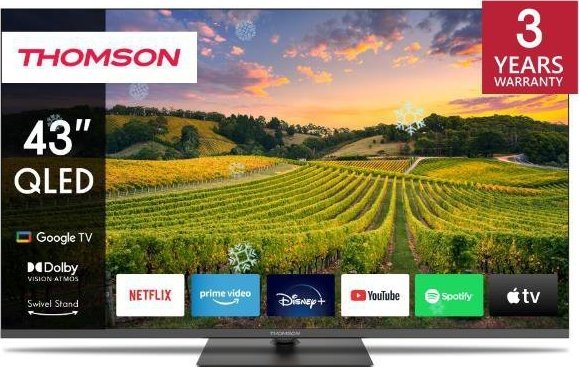 Thomson TV SET LCD 43" QLED 4K/43QG5C14 THOMSON