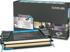 Lexmark C734A1CG Cyan Originál  (0C734A1CG)