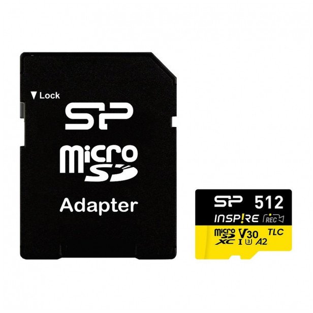 Silicon Power Inspire microSDXC 512GB UHS-I U3 A2 V30 (SP512GBSTXLA2V1NSP)