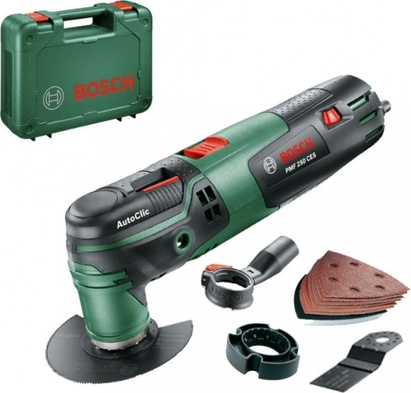 Bosch Bosch narzędzie wielofunkcyjne PMF 250 CES 250W + Príslušenstvo