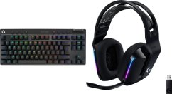 Logitech PRO X TKL Lightspeed GX Brown (920-012136) + G733 Lightspeed Czarne (981-000864)
