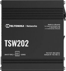 Teltonika Przełšcznik zarzšdzalny przemysłowy TSW202 2xSFP 8xPoE+ L2/L3