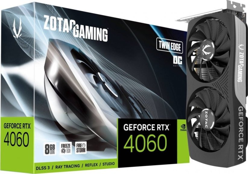 Zotac Gaming GeForce RTX 4060 Twin Edge OC 8GB GDDR6 (ZT-D40600H-10M)