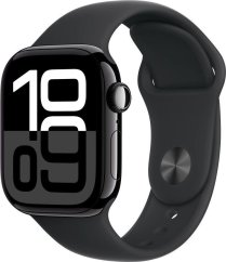 Apple Watch 10 GPS + Cellular 42mm Jet Black Alu Sport M/L Čierny  (MWX73ET-A)