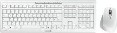 Cherry CHERRY JD-8550DE-0 klawiatura Dołączona myszka Dom/Biuro RF Wireless QWERTZ Niemiecki Biely