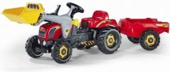 Rolly Toys Traktor Rolly z lyžica i przyczepą Červený (5023127)