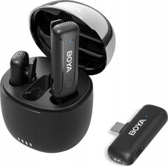 Boya Boya BY-WM3T-U2 Ultra compact 2.4GHz wireless microphone-For Type-C devices，2TX+1RX+ 1 charging case