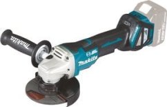 Makita Makita DGA518ZU Akumuliatorinis kampinis šlifuoklis, greičio reguliavimas 3000-8500min-1, 18V, ø125mm, "paddle" jungiklis, AWS, Be akumuliatorių ir kroviklio!