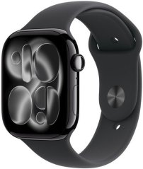 Apple Watch Series 11 Cellular 42mm Jet Black /Black Sport Band - S/M