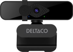 Deltaco Internetinė kamera DELTACO, 2K QHD su 360° pasisukimu, pakreipiama aukštyn/žemyn, 2MP, juodas / W-200 / 1902913