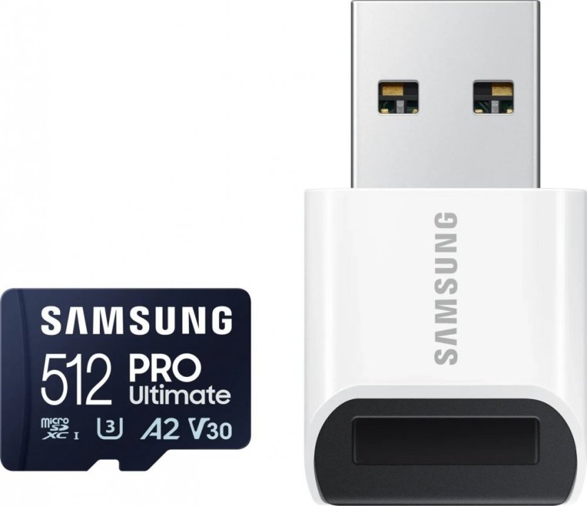 Samsung Karta pamięci microSD MB-MY512SB/WW Pro Ultimate 512GB + czytnik
