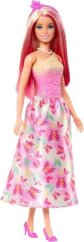 Mattel Barbie Księżniczka Bábika Ružový strój HRR08