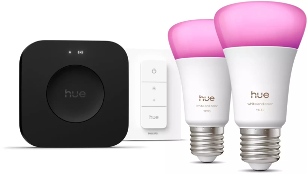Philips Hue Bridge Pro + 2 x E27 + dimmer switch