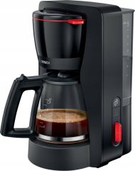 Bosch Ekspres przelewowy Bosch MyMoment TKA3M133 sklenený dzbanek 1,4l Čierny