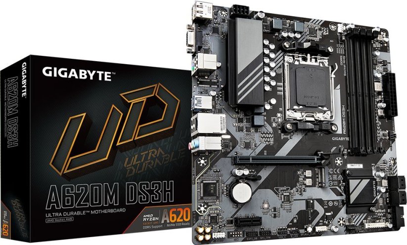 Gigabyte *A620M DS3H AM5 4DDR5 HDMI/DP M.2 mATX
