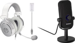 Endorfy Słuchawki Endorfy Viro Plus Białe (EY1A005) + Mikrofon Solum Voice S