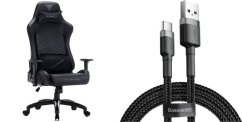 SENSE7 Spellcaster Senshi Edition XL czarny + kabel usb
